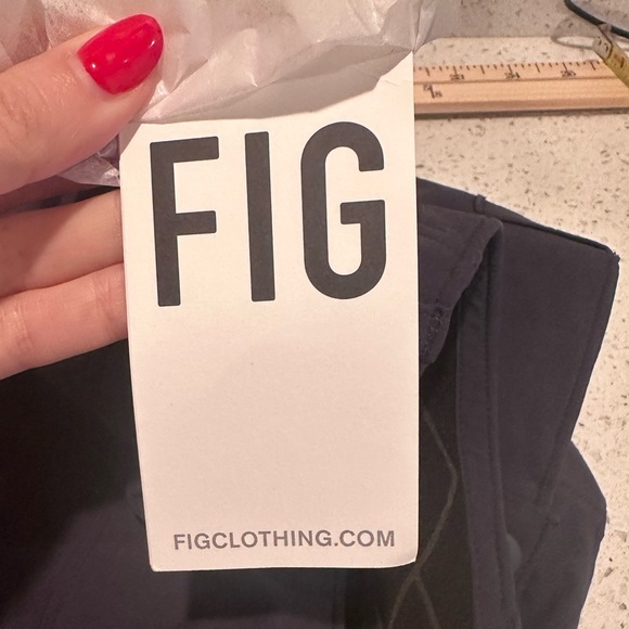 Fig Clothing Women's Navy Blue Del Shorts Size 6 Active Work Out Gym Hiking NWT - Picture 5 of 8